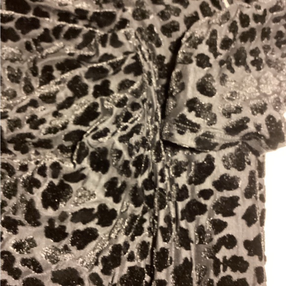 Talbots Cheetah velvet like print dress Med - Picture 9 of 9